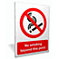 No Smoking beyond this point outdoor sign