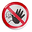 No access dome sign
