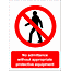 No admittance sign