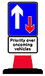 400x700mm Priority Sign