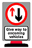 700x950mm Priority Give Way Sign