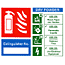 Powder Extinguisher sign