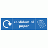 Recycle Confidential Paper Hanger