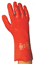 Red PVC Gauntlets
