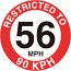 Restricted-to-56-mph