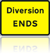 Yellow Road Sign Example