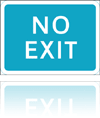 Temporary Road Signs :: Entry - Exit Control :: 835 No exit