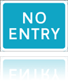 Temporary Road Signs :: Entry - Exit Control :: 836 No entry