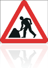 Temporary Road Signs :: Temporary Triangular Warning Signs :: 7001 Road Works