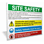 Site Safety regulations sign