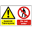 Training area sign