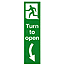 Turn To Open Left
