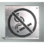 UK aluminium smoking ban sign 2