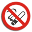 no smoking vehicle sticker