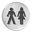 Unisex toilet dome sign