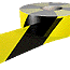 black and yellow barrier tape