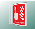 Fire Alarm Call Point Projecting Sign