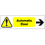 caution automatic door right