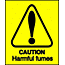 caution harmful fumes