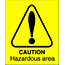 caution hazardous area