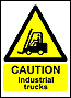 caution industrial trucks
