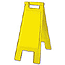 caution wet floor sign blank