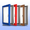 Coloured Lockable Poster Cases