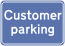 dibond customer parking sign
