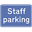 dibond staff parking