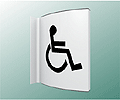 Disabled Toilet Projecting Sign