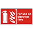 electrical fire sign