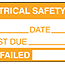 Failed electrical safety test labels