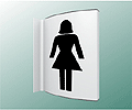 Female Toilet Projecting Sign