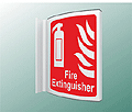 Fire Extinguisher Projecting Sign