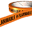 Flammable hazard tape