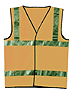 Hi-Vis Orange Waistcoat