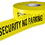 Security no parking barrier tape
