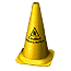 slippery surface cone