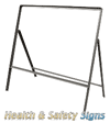 Temporary Road Signs :: Sign Frames Stanchions :: 1050 x 750mm Rectangular Road Sign Frame Stanchion
