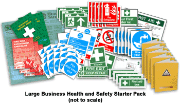 Large Health and Safety Signs Starter Kit