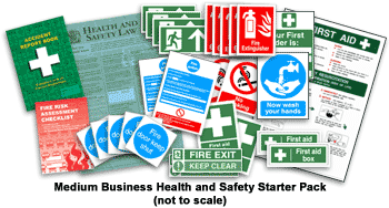 Medium Health and Safety Signs Starter Kit