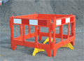 Vim Folding Barrier Set  safety sign