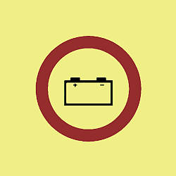 emergency source of electrical power (battery) 