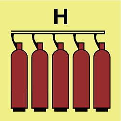 fixed fire extinguishing battery halon 