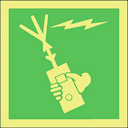 portable radio symbol 