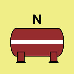 fixed fire extinguishing installation nitrogen 