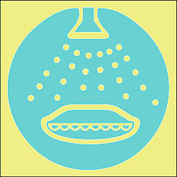 start water spray symbol 