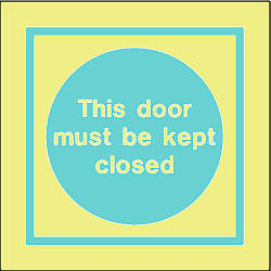 this door must be kept closed 