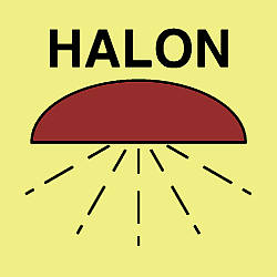 space protected by halon 1301 