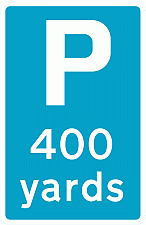 DOT No 2501  Parking X yards Official Department of Transport Category: Direction to Parking Places / Official schedule number: 7 VI